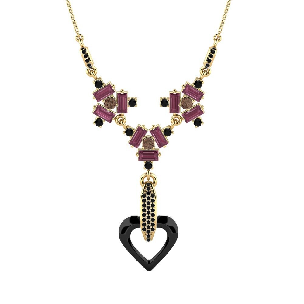 Smoky Quartz Women's Necklace Gresa