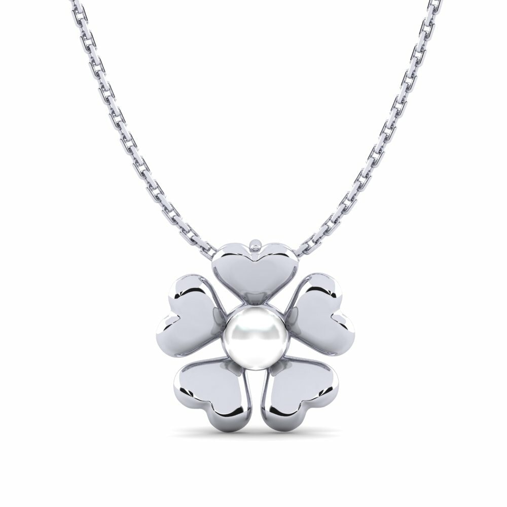 14ct White Gold Women's Pendant Grinpli