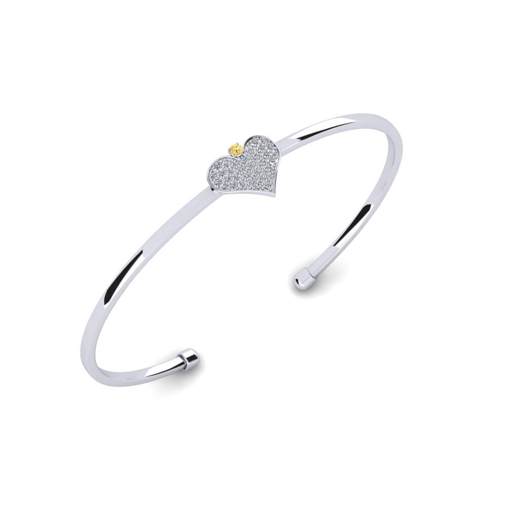 Diamant Jaune Bracelet pour femme Groper