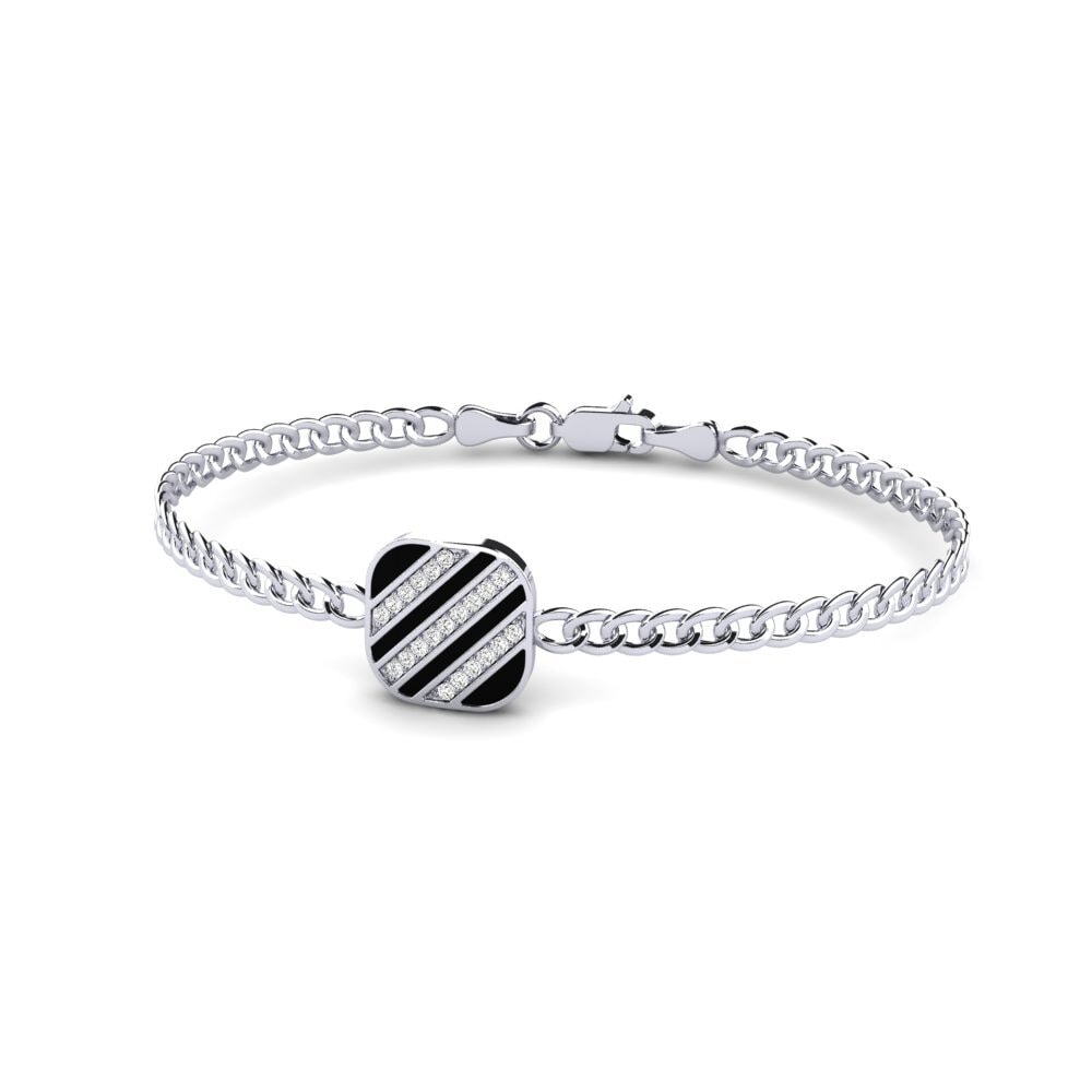 950 Platinum Moissanite Men's Bracelet Grumpig