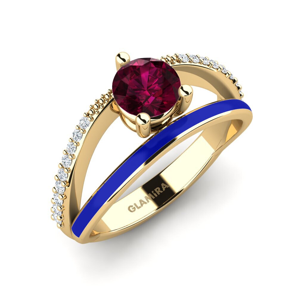 Rhodolite Garnet Ring Gryn