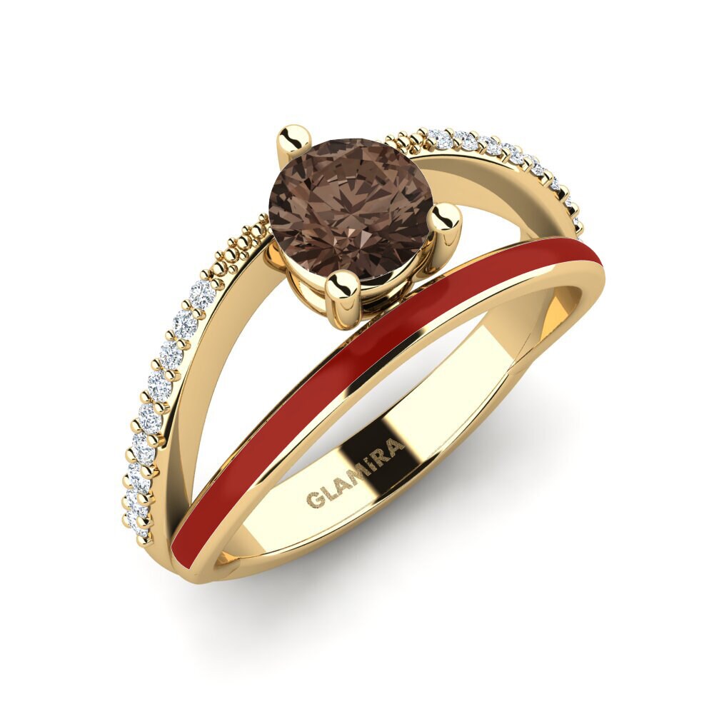 Smoky Quartz Ring Gryn