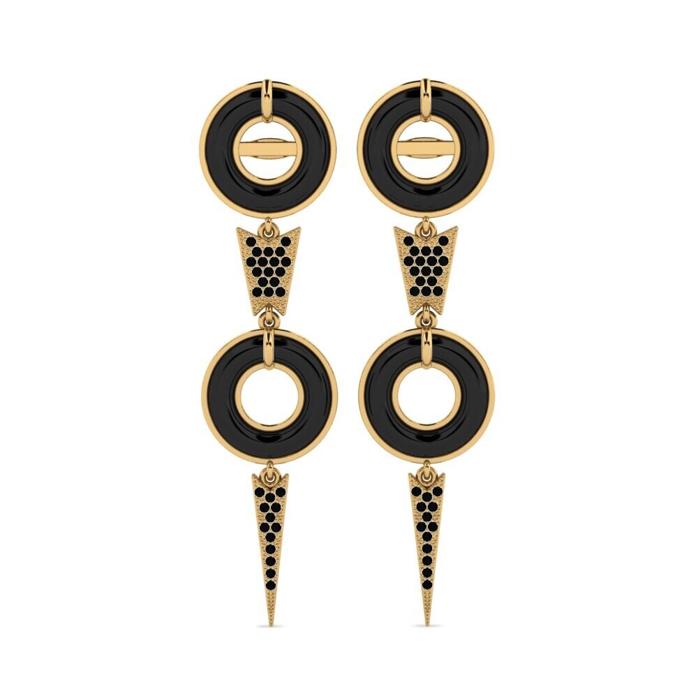 Black Diamond Women's Earring Gualtieri