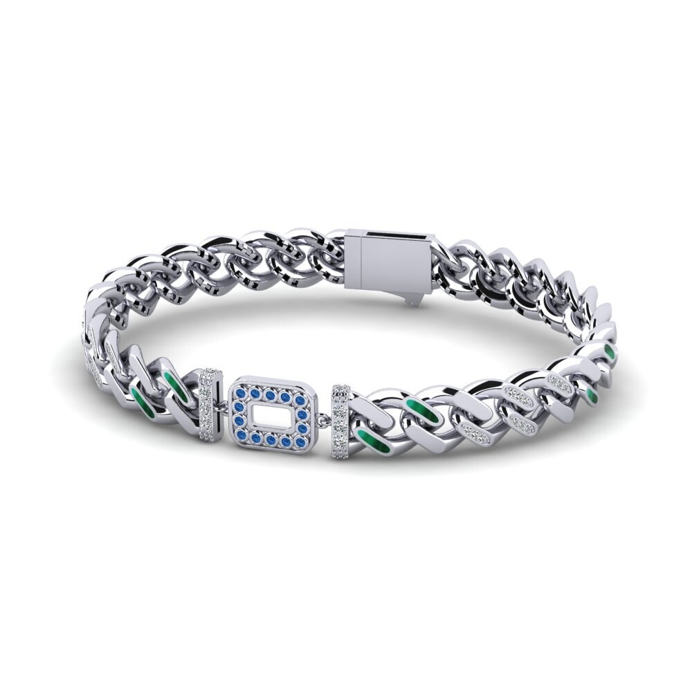 Dark Blue Zirconia Women's Bracelet Gubat