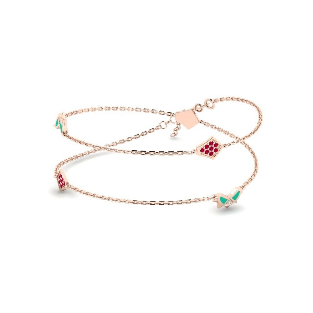 14K Rood Goud Ketting Gubbee