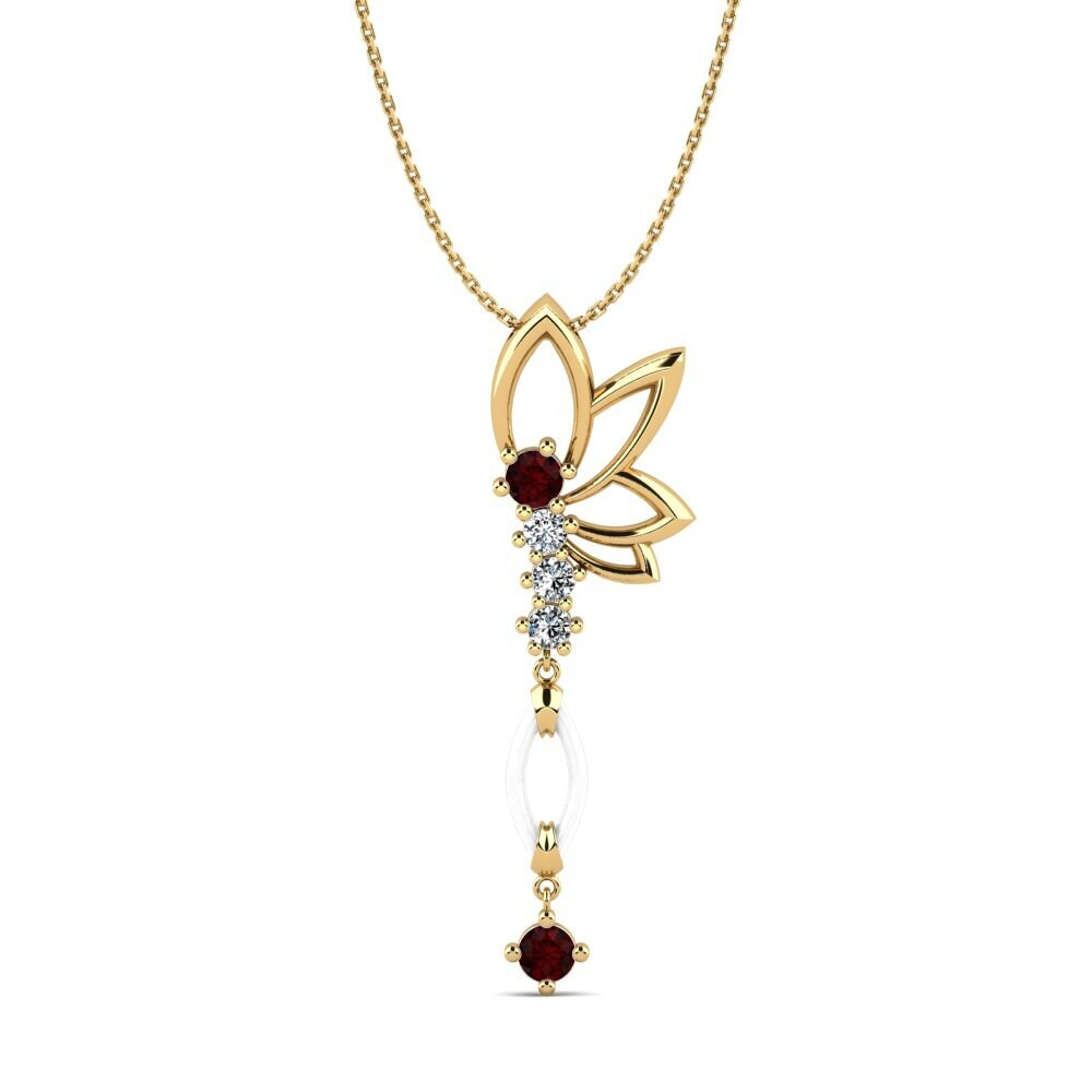 Garnet Women's Pendant Gudina
