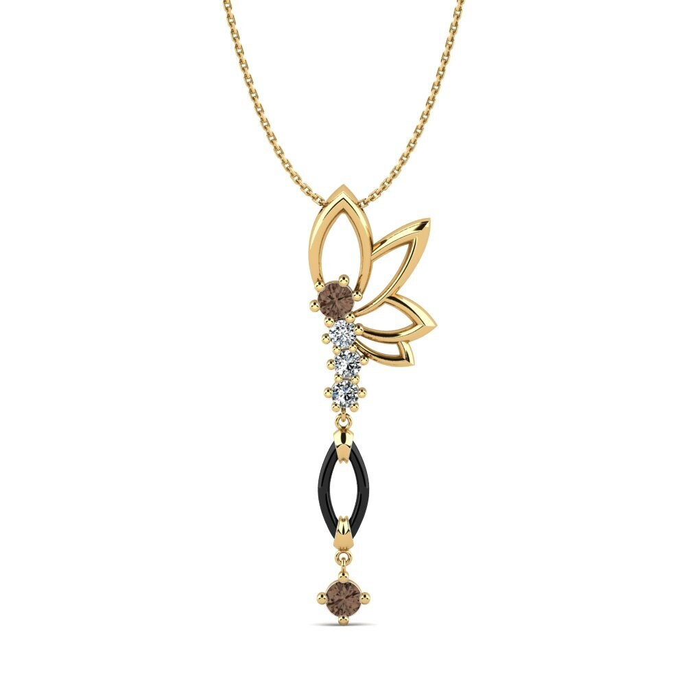 Smoky Quartz Women's Pendant Gudina