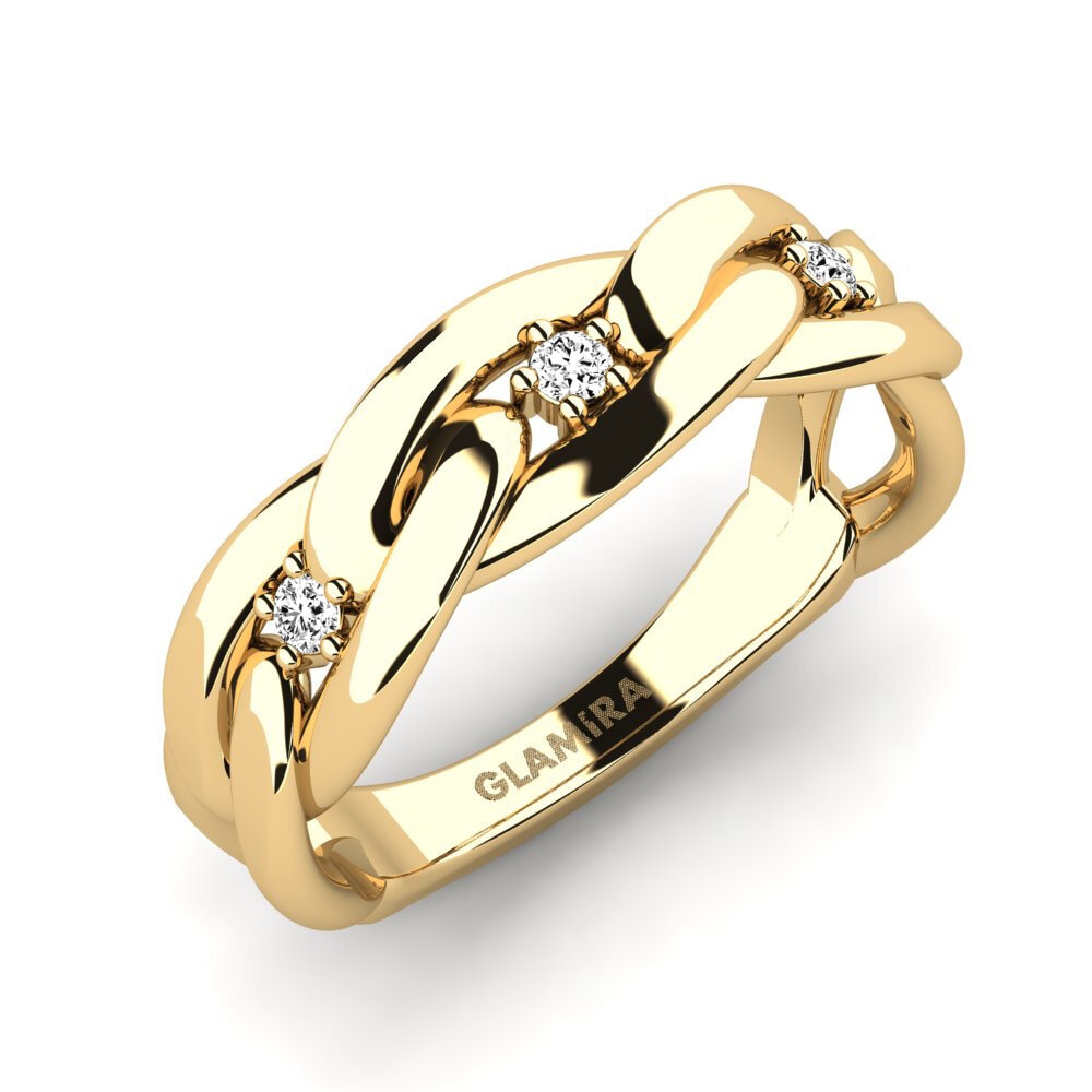 Moissanit Pinker Ring Gufor