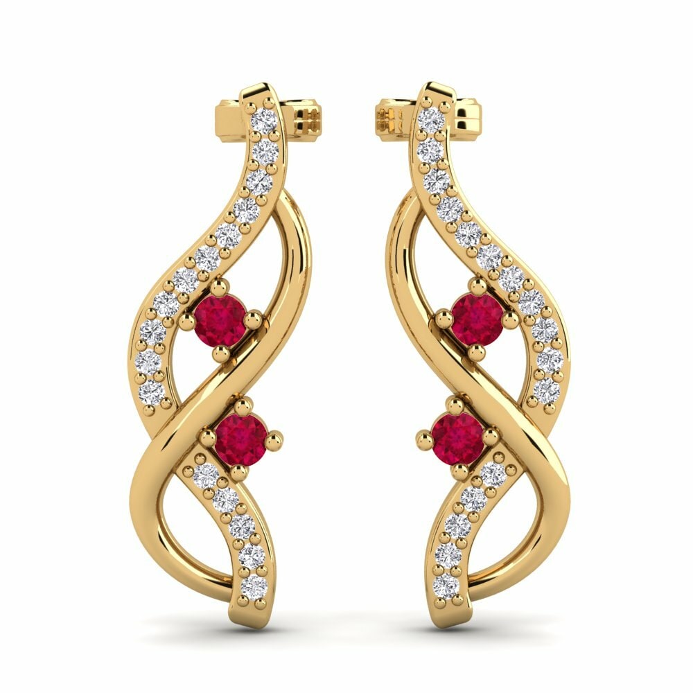 14ct Yellow Gold Women's Earring Guglielmo