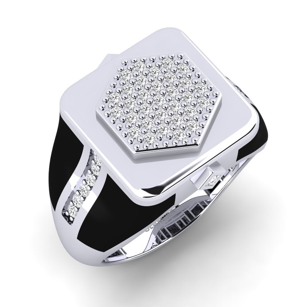Bague En Argent Massif 925 Avec Zircone Cubique - Taille 7, Poids ~8.59g - Neuf Sans écrin