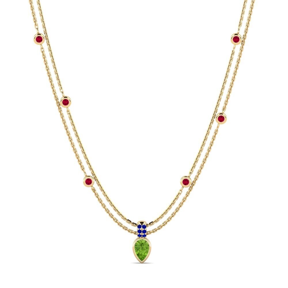 Peridoto Collar de Mujer Gullar