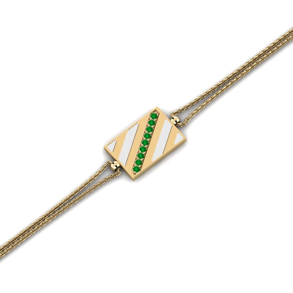 Emerald Women's Bracelet Gunatmi