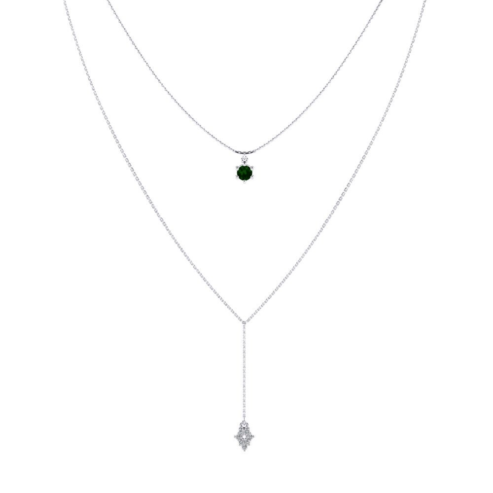 Green Tourmaline Women's Necklace Gunisha