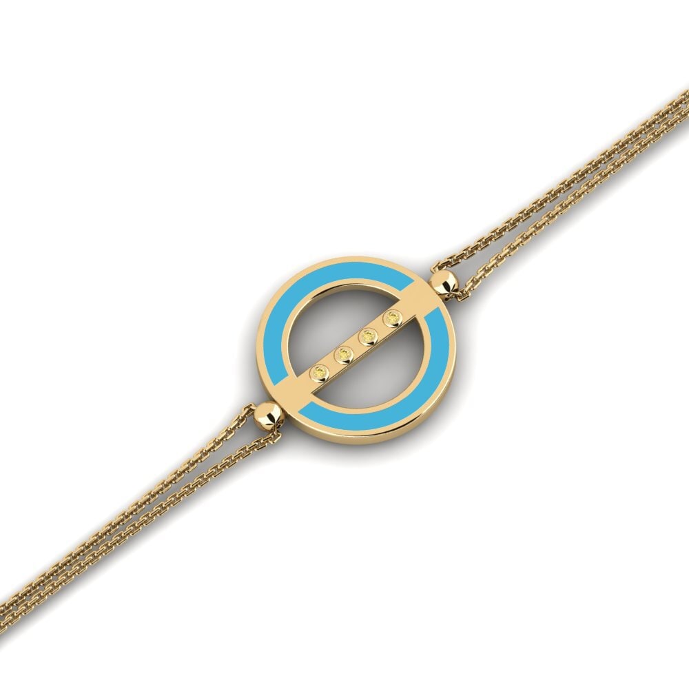 Yellow Diamond Women's Bracelet Gurgita
