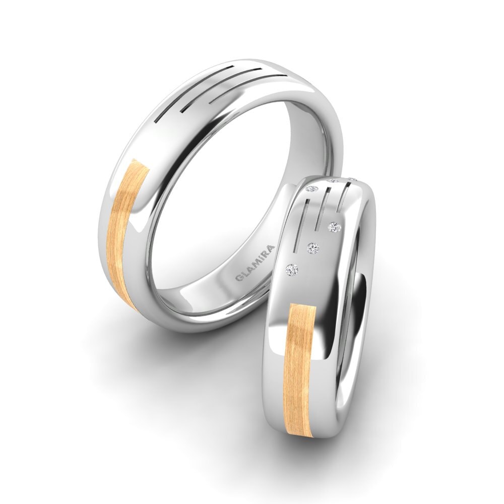 Lab Grown Diamond Wedding Ring Confident Butterfly 6 mm