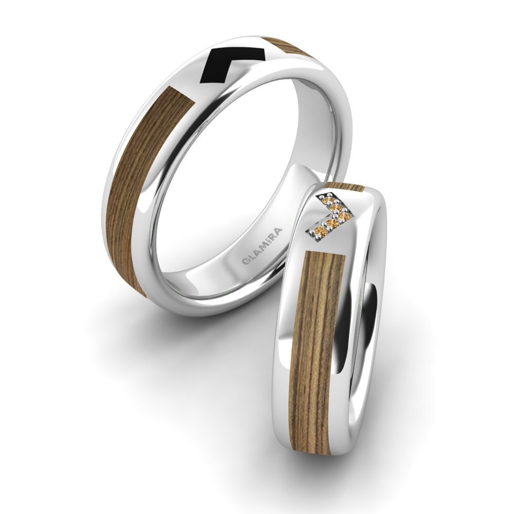 Diamante marrón Confident Heart 6 mm
