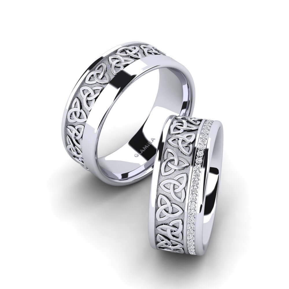 Anillos de boda Diamante Celtic