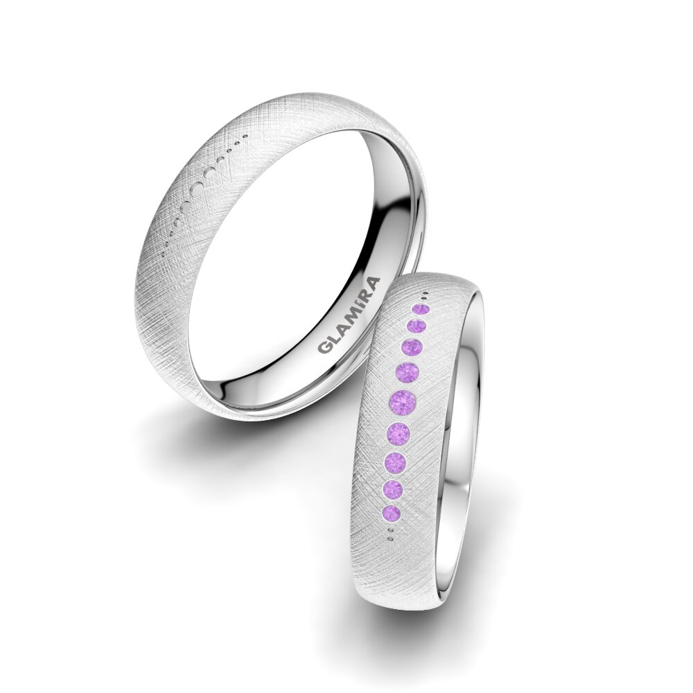 Amethist Trouwring Magic Truth 5 mm