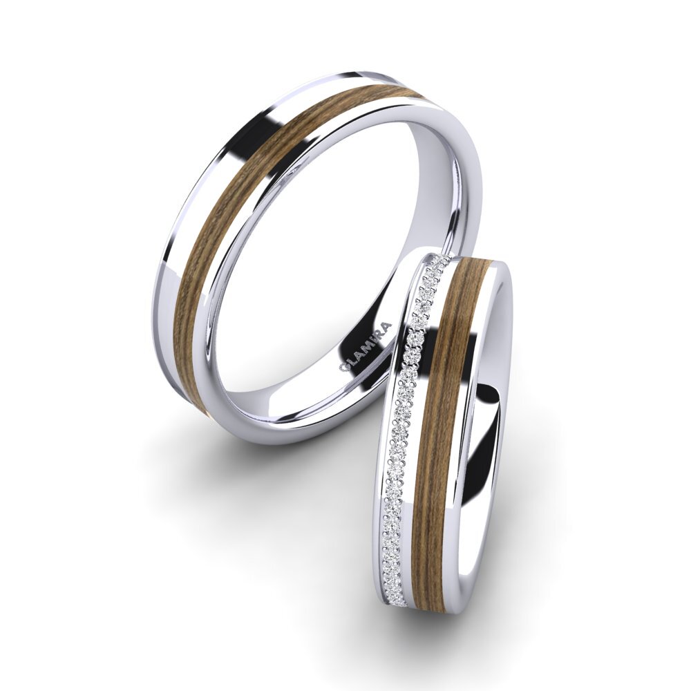 Diamante Anillo de boda Peaceful Twinkle 5 mm