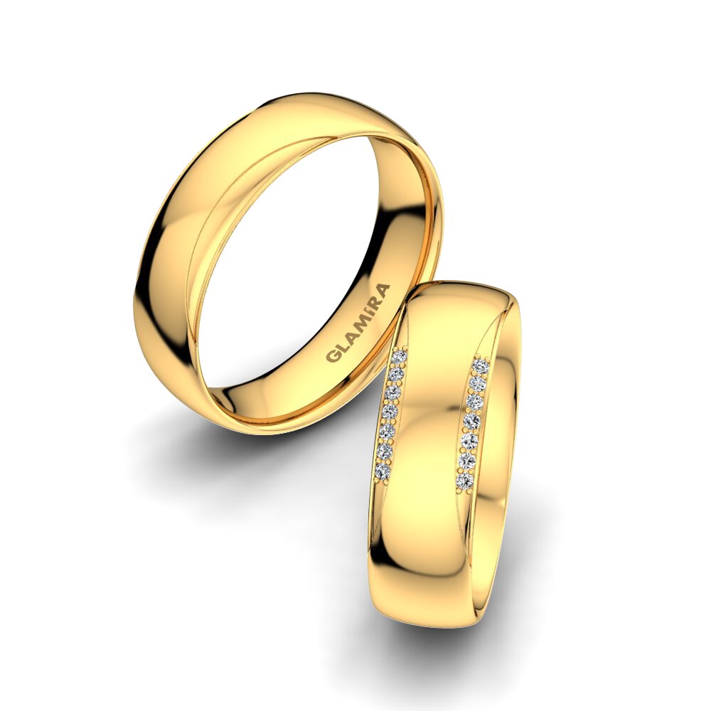 Trouwring Exotic Harmony 6 mm