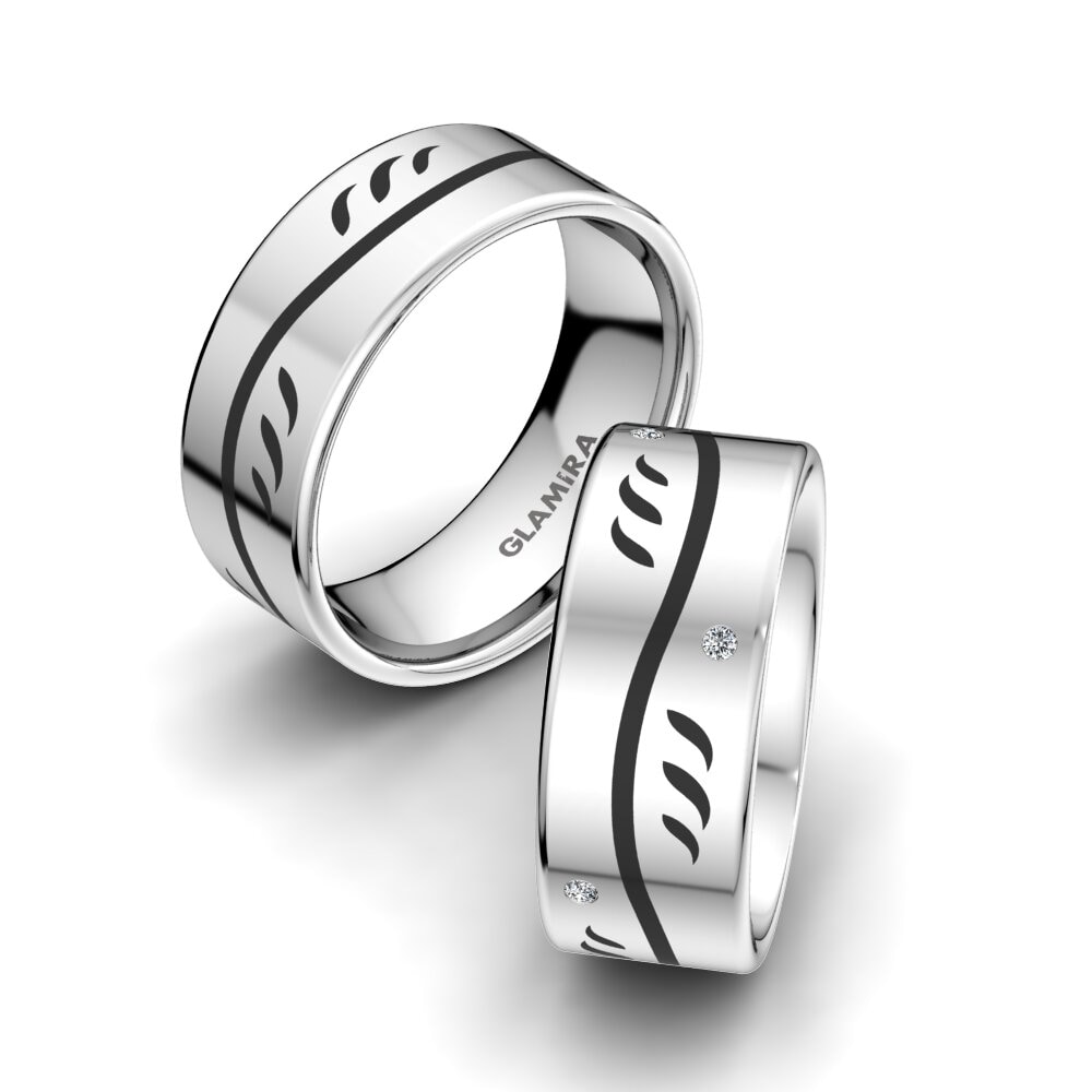 Trouwring Essential Flower 8 mm