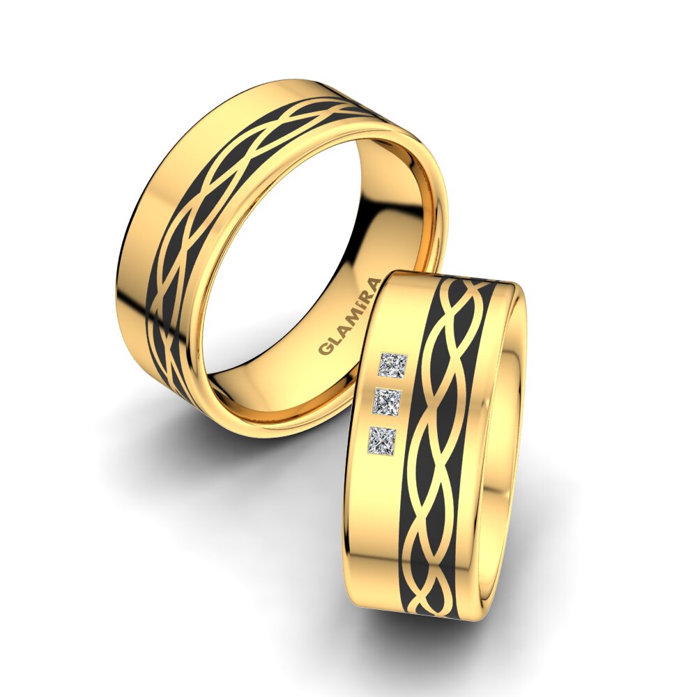 Trouwring Magic Jewel 8 mm