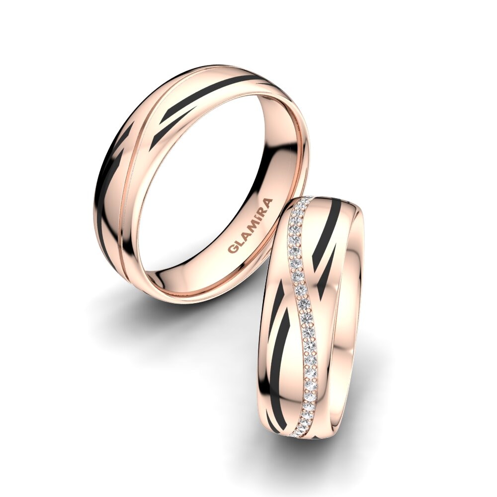 Beyaz Safir Alyans Infinite Choice 6 mm