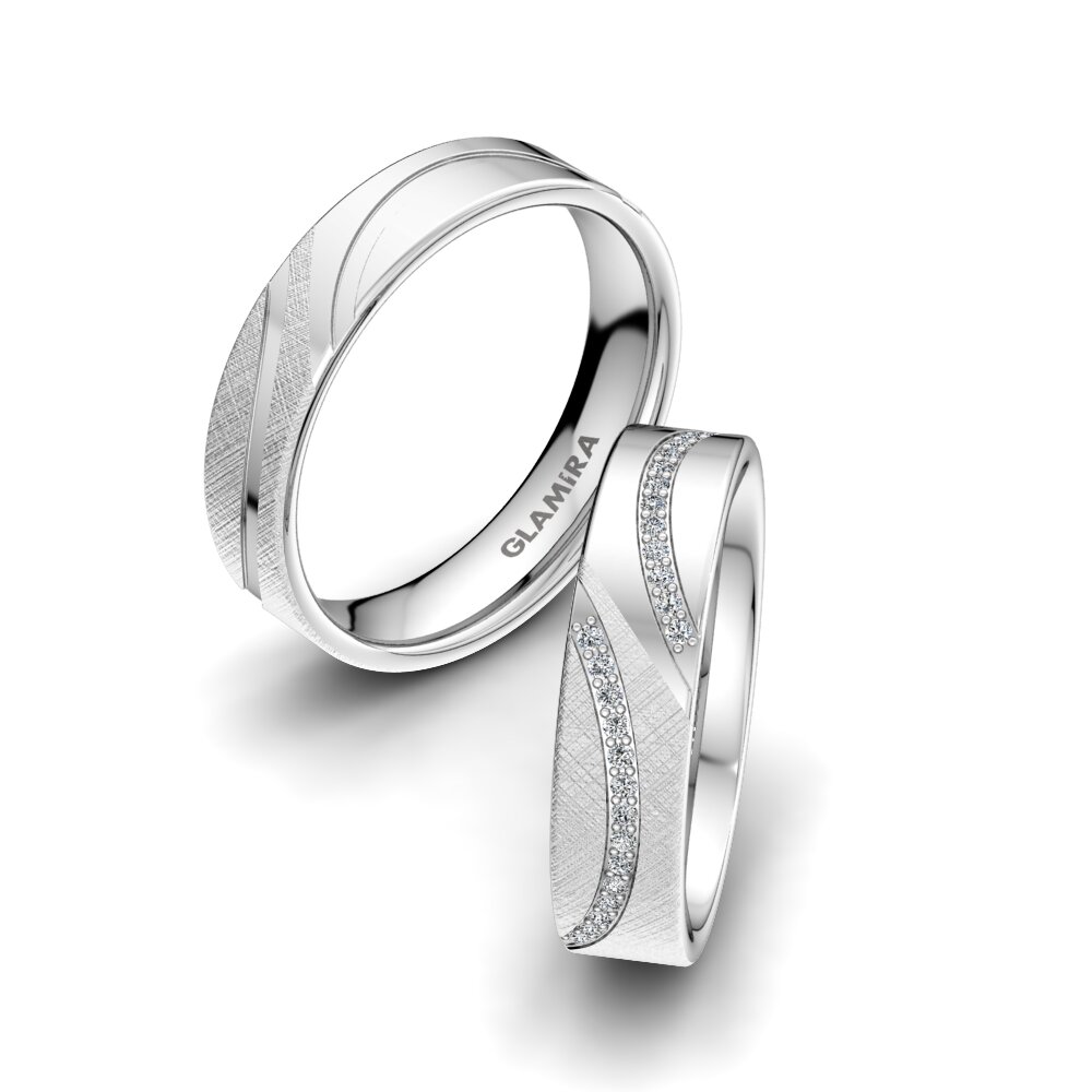 Wedding Ring Glamour Kiss 5 mm