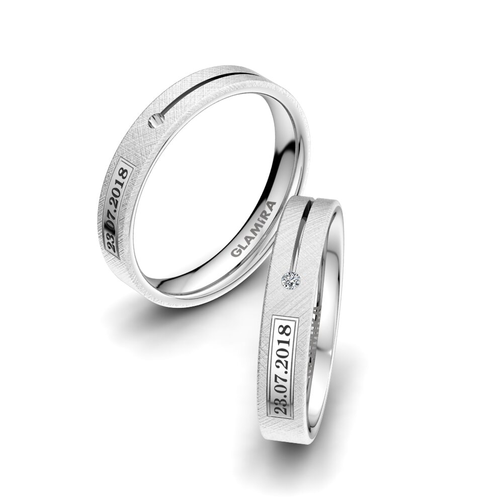 Anillo de boda Alluring Night 4 mm