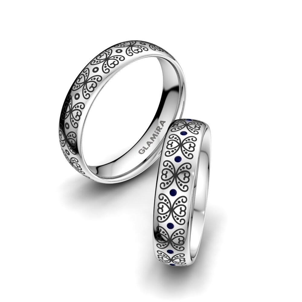 Sapphire Wedding Ring Adore Power 5 mm