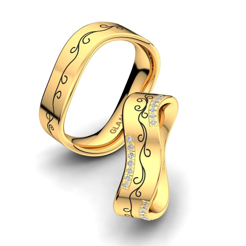 Trauring Marvelous Passion 6 mm Gelbgold 585