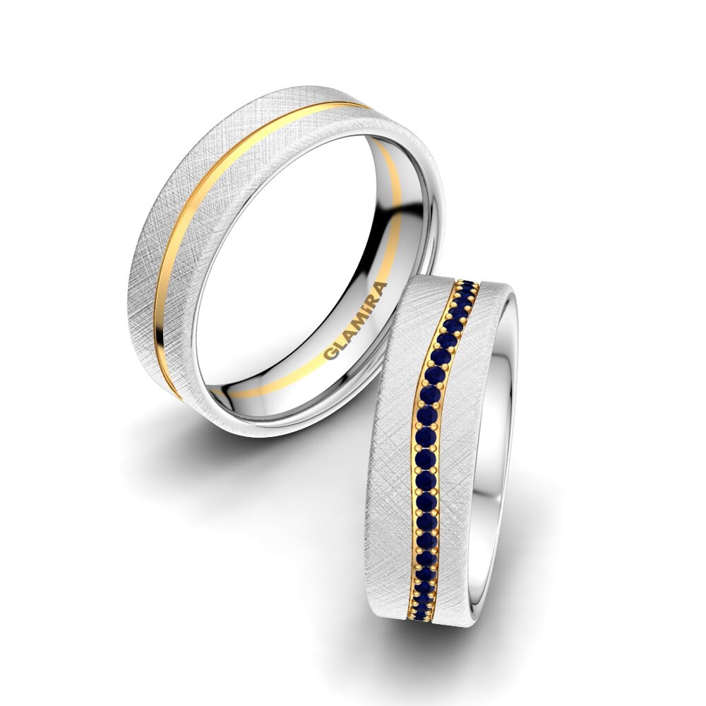 Sapphire Wedding Ring Marvelous Darling 6 mm