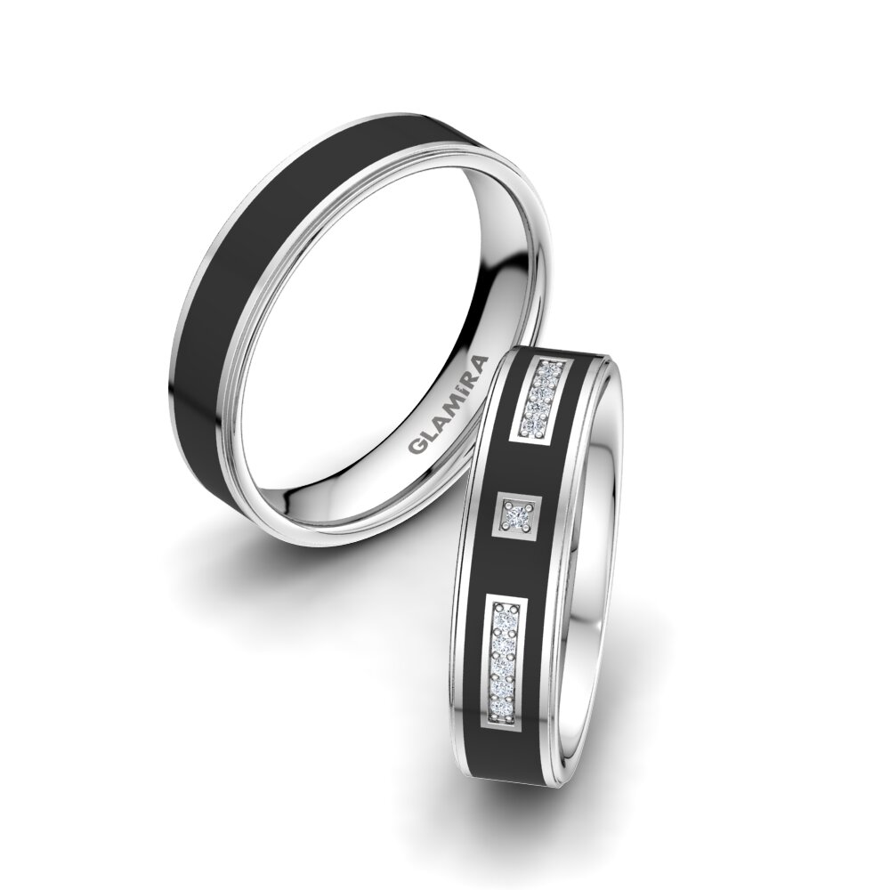 Diamante Anillo de boda Mystic Unity 5 mm