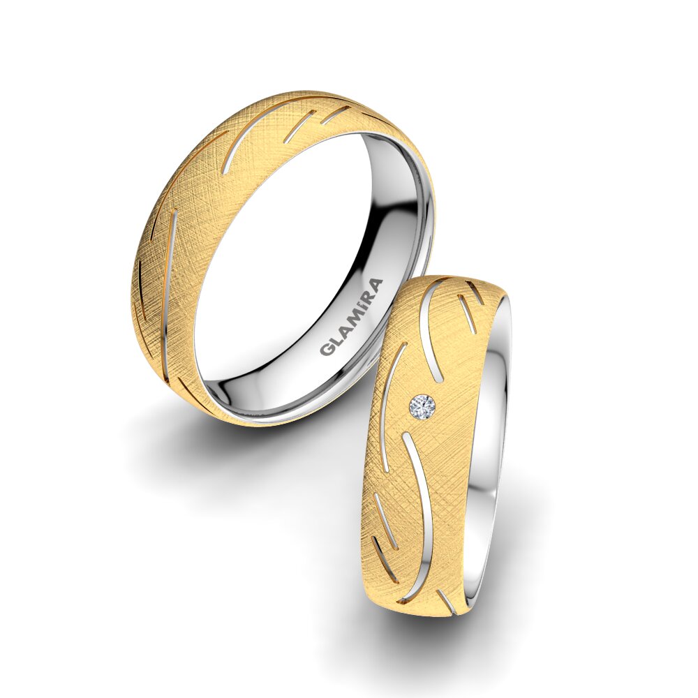 Diamant Trouwring Sensual Glorious 6 mm