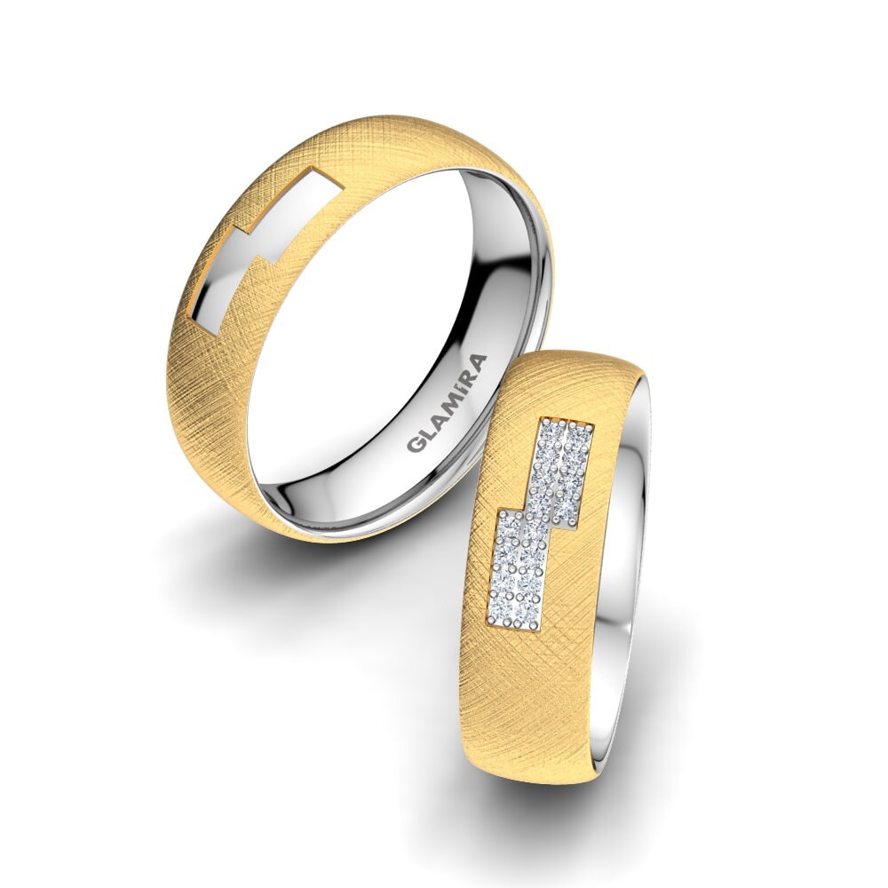 Diamant Trouwring Shining Class 6 mm