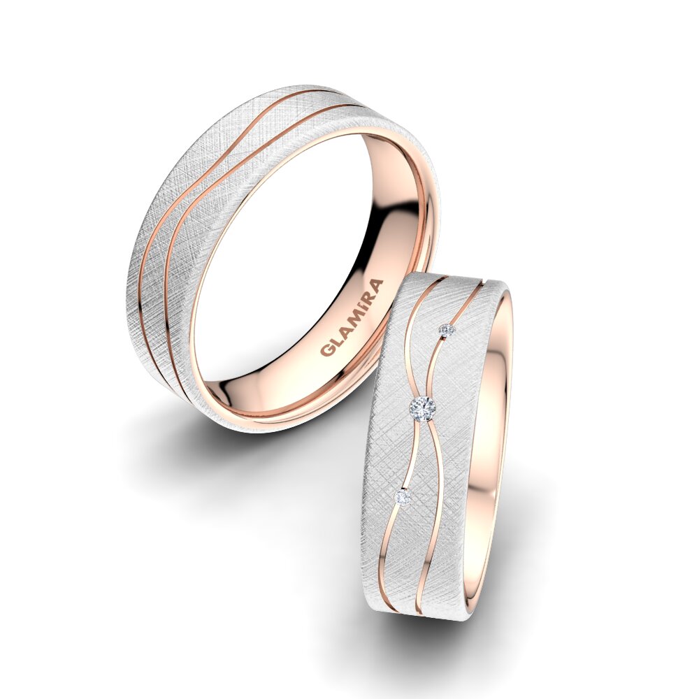 Diamante Anillo de boda Universe Adore 6 mm