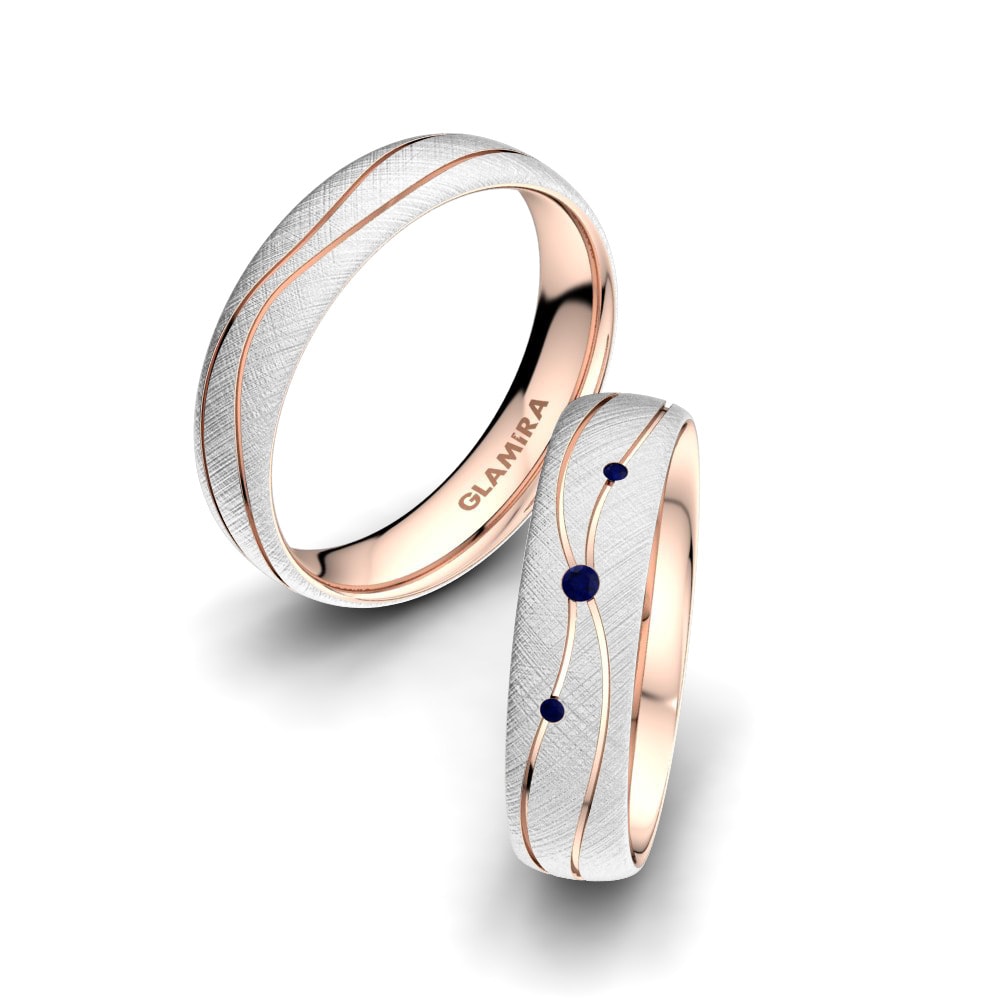 Sapphire Wedding Ring Universe Adore 5 mm