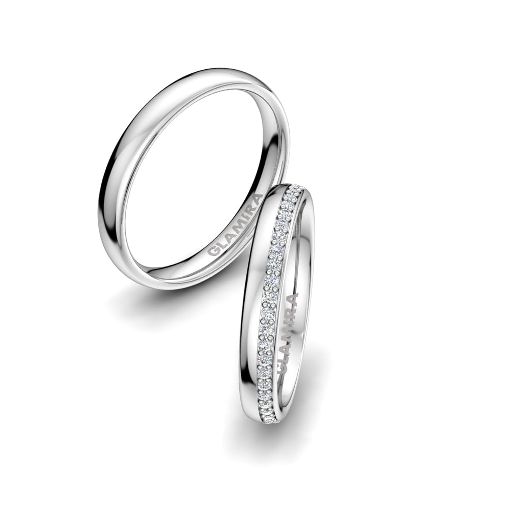 Diamante Anillo de boda Classic Search 4mm