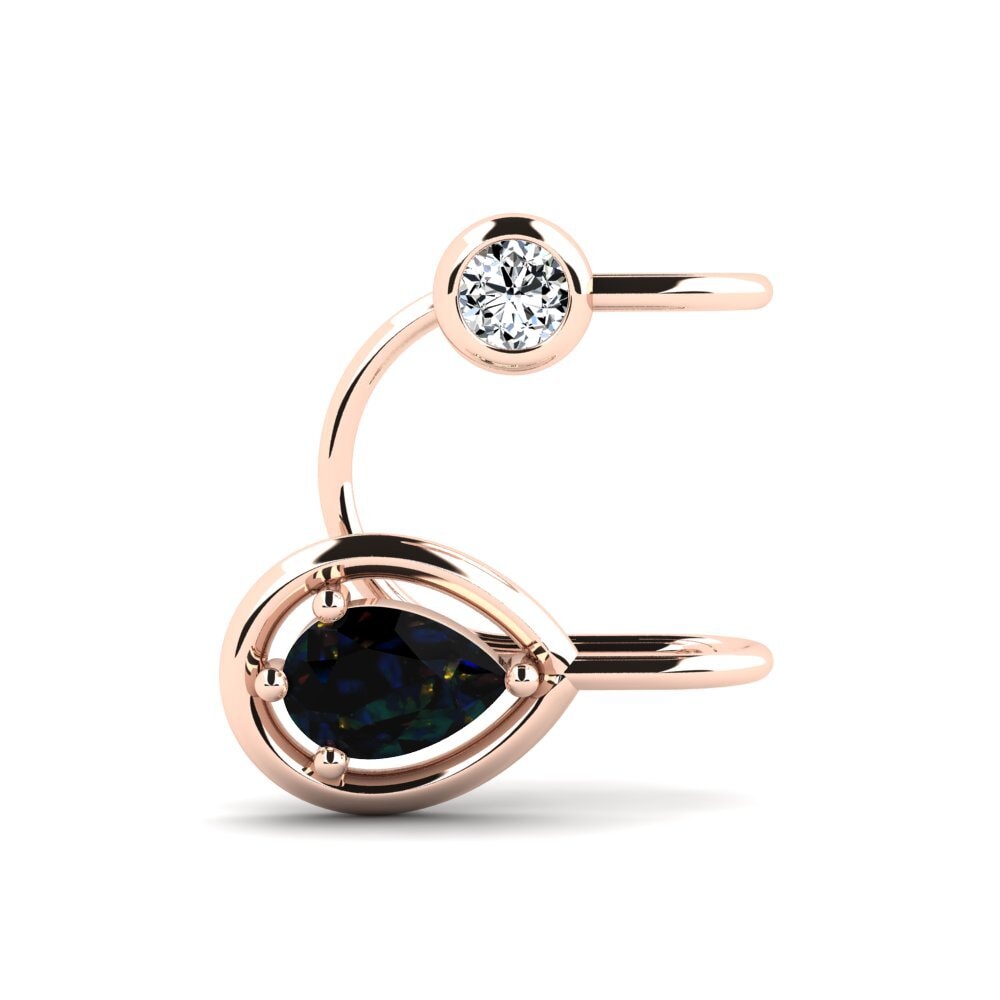 Black Opal Women's Earring Gwendolyn