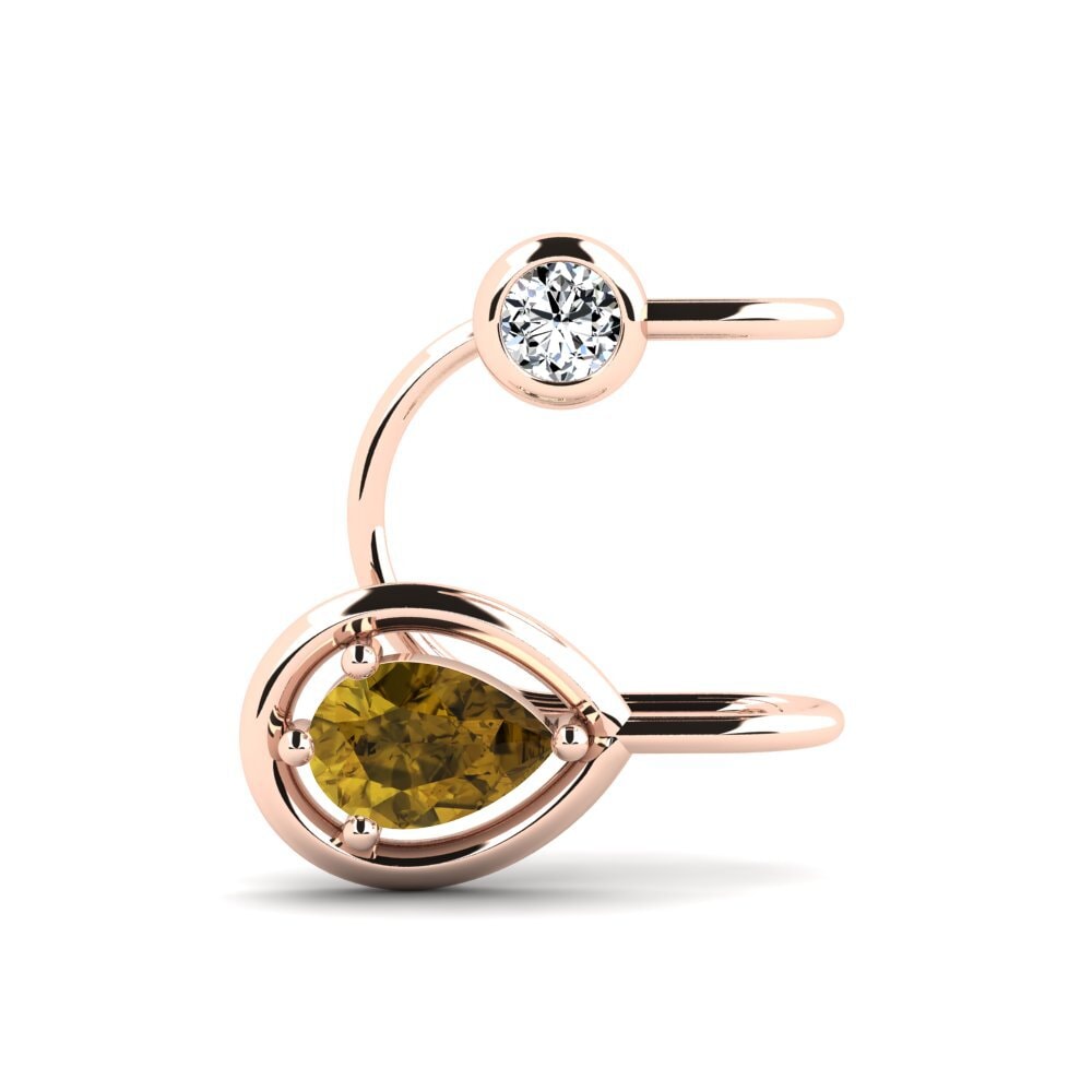 Brown Zircon Women's Earring Gwendolyn