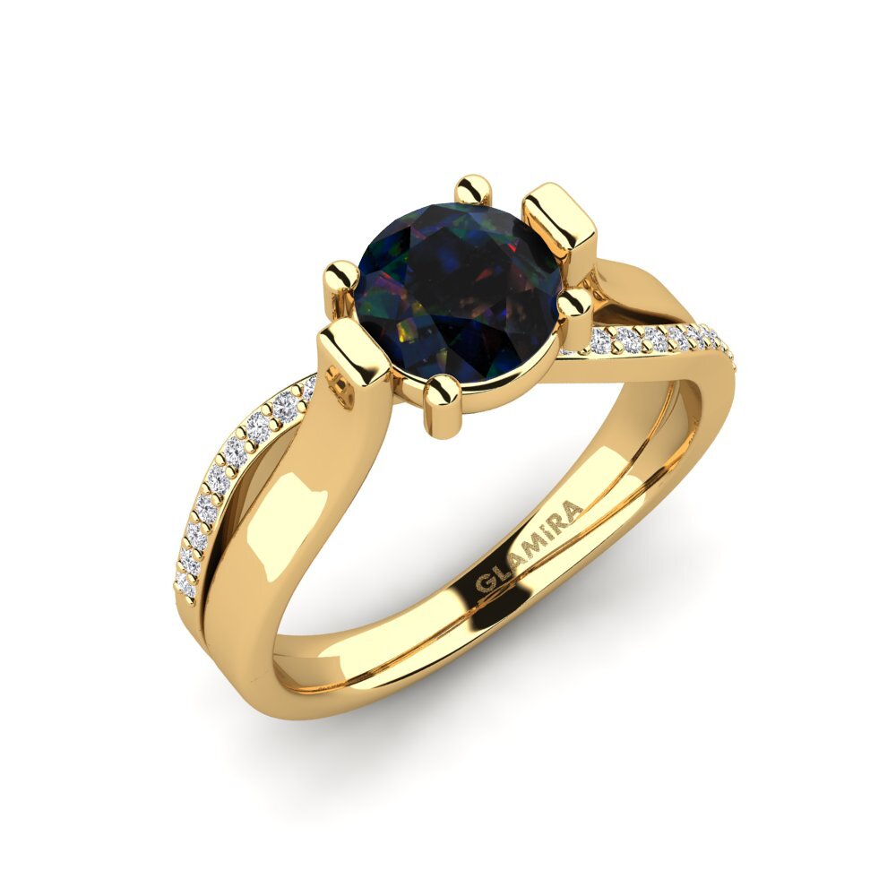 Black Opal Ring Gwendy
