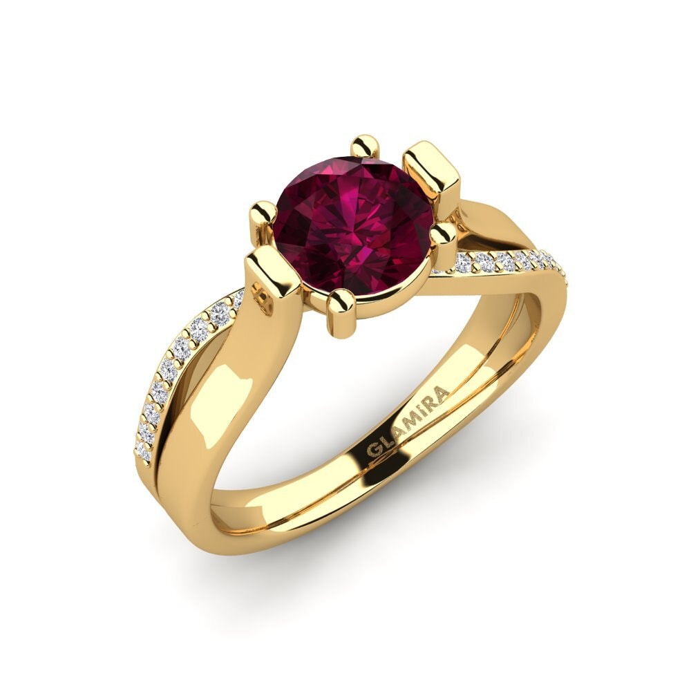 Rhodolite Garnet Ring Gwendy