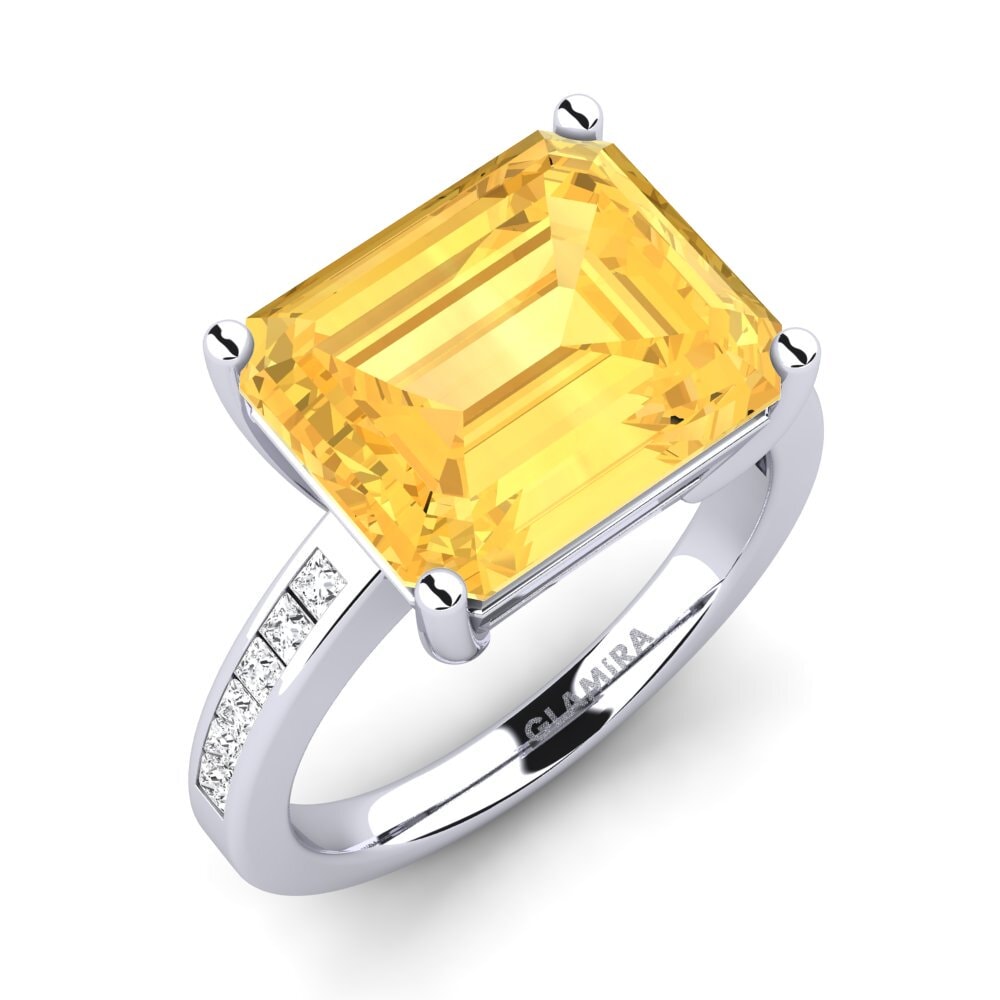 9ct White Gold Ring Gwenora