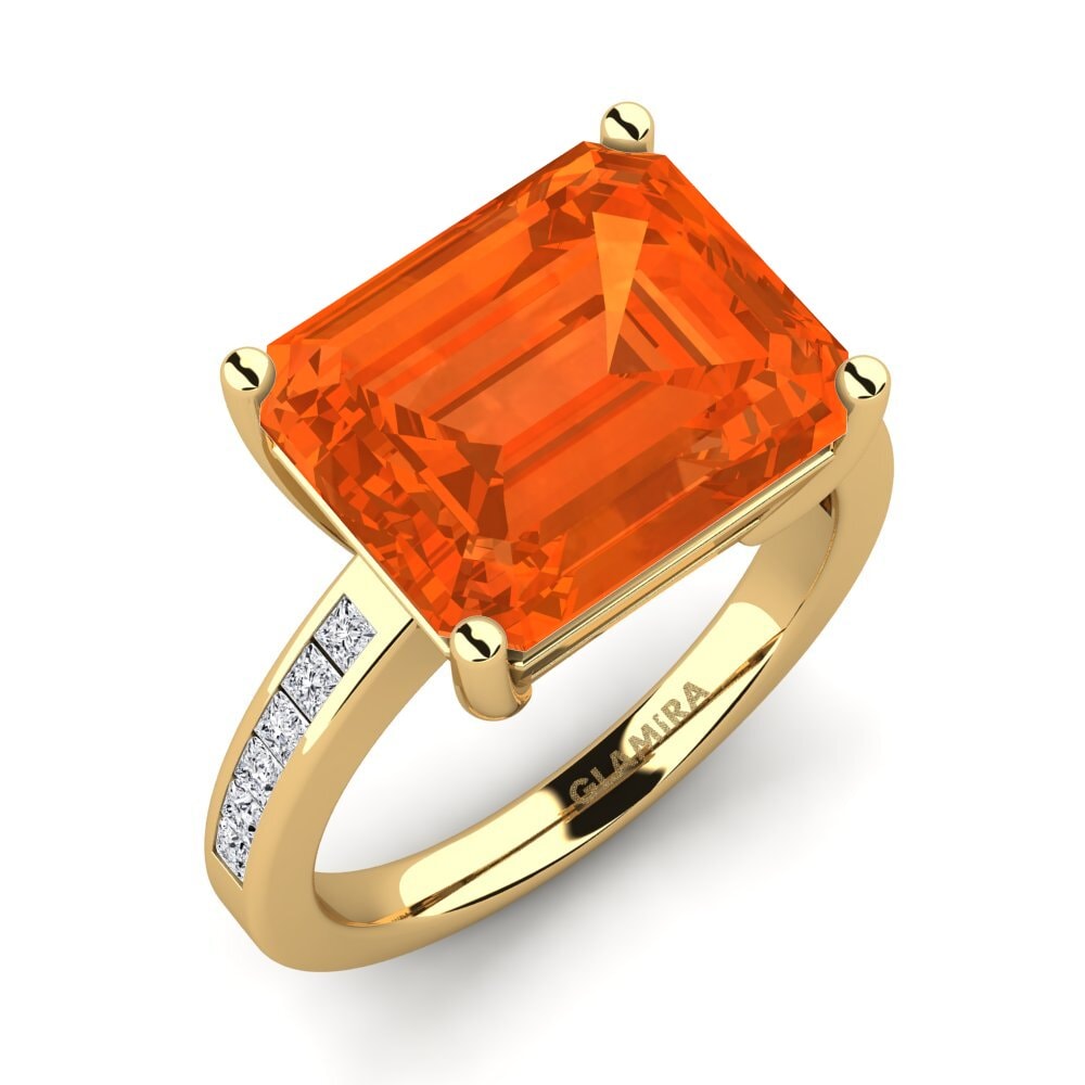 Fire Opal Ring Gwenora