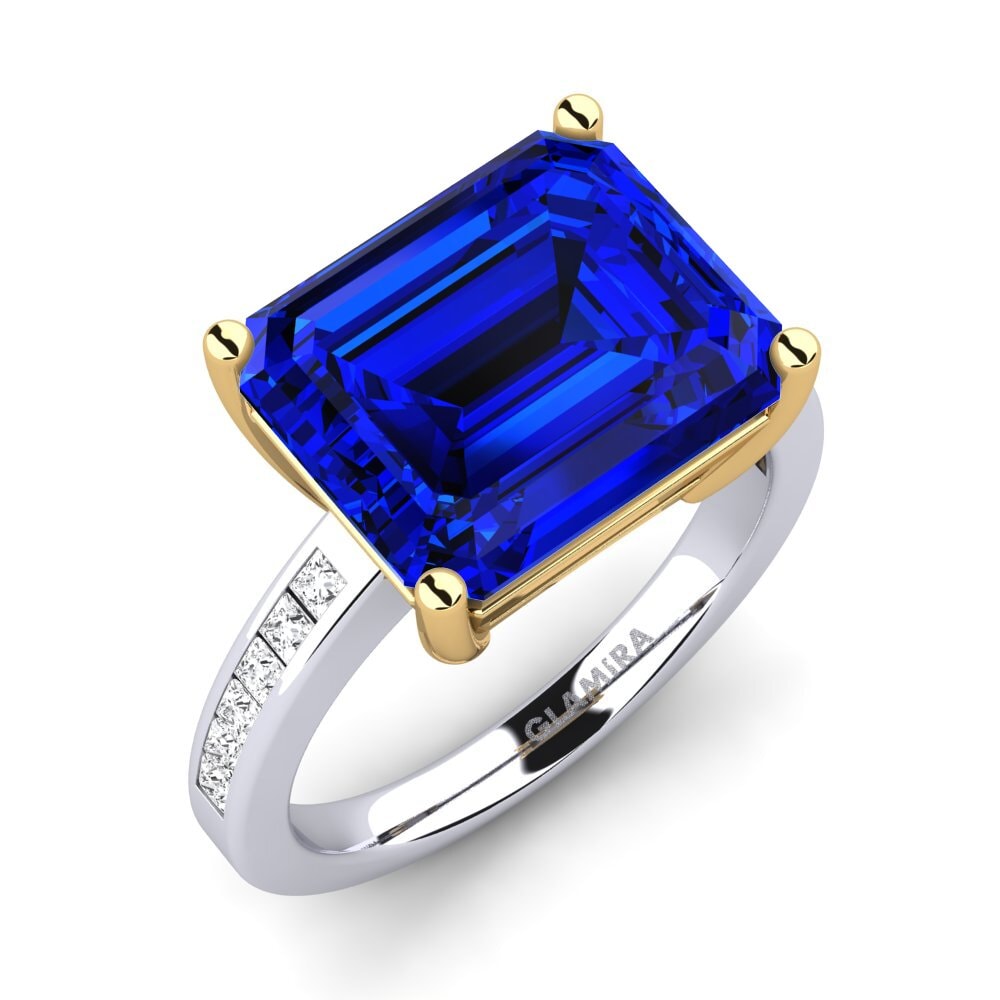18ct White / Yellow Gold Ring Gwenora