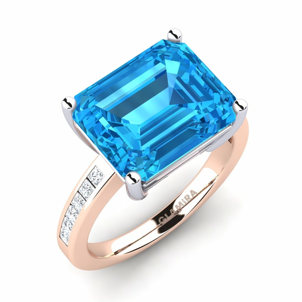 Blue Topaz Ring Gwenora