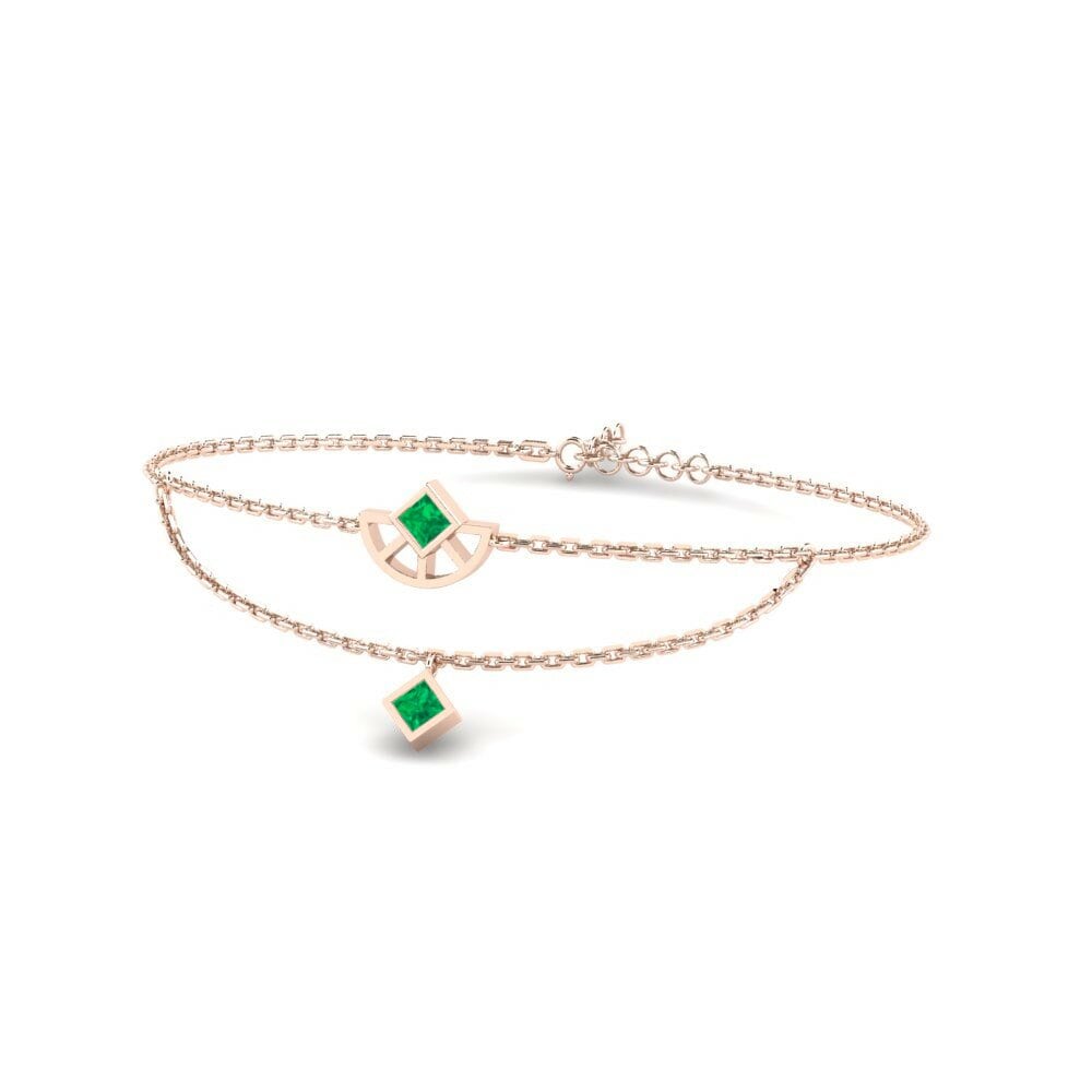 18K Rood Goud Dames Armband Hadlee