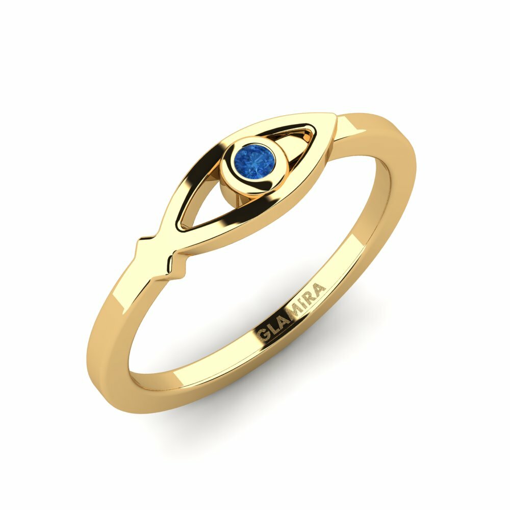 Donker Blauwe Zirkoon Ringen Hailey