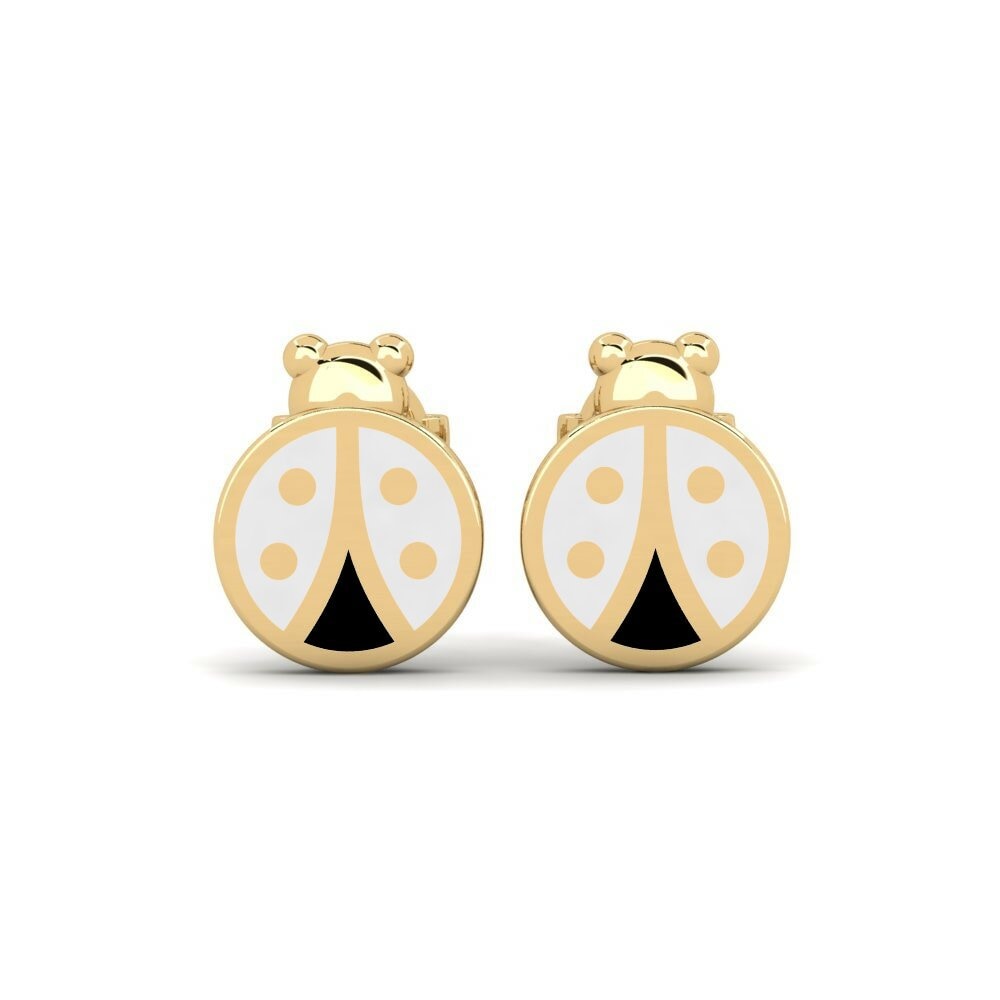 9k Yellow Gold Kid's Earring Hairani