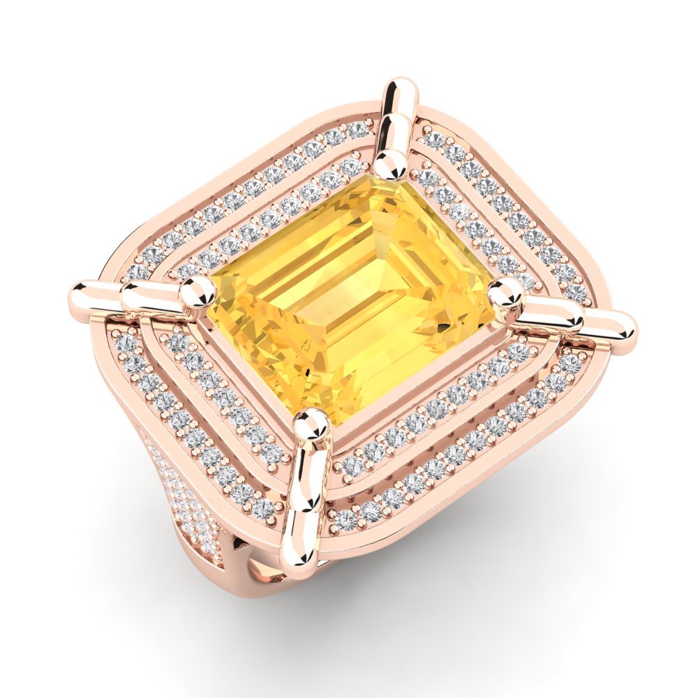 9ct Rose Gold Men's Ring Haldis